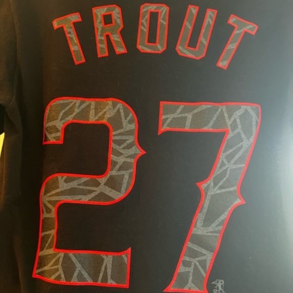 CLEARANCE Mike Trout Black T-shirt - Picture 4 of 5